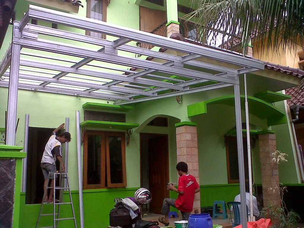 Model Kanopi Baja Ringan Minimalis Modern Terbaru 2025